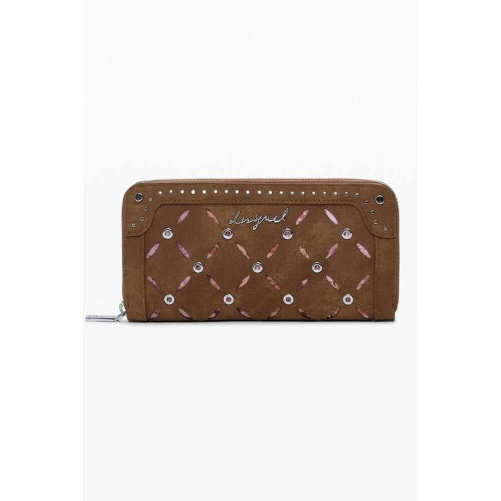 Desigual Brown Polyurethane Woman Women's Wallet